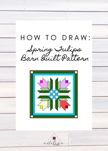 Spring Tulips Pattern Instructions - DIGITAL DOWNLOAD
