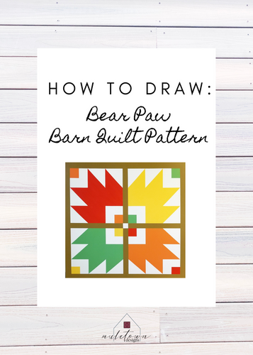 Bear Paw Pattern Instructions - DIGITAL DOWNLOAD